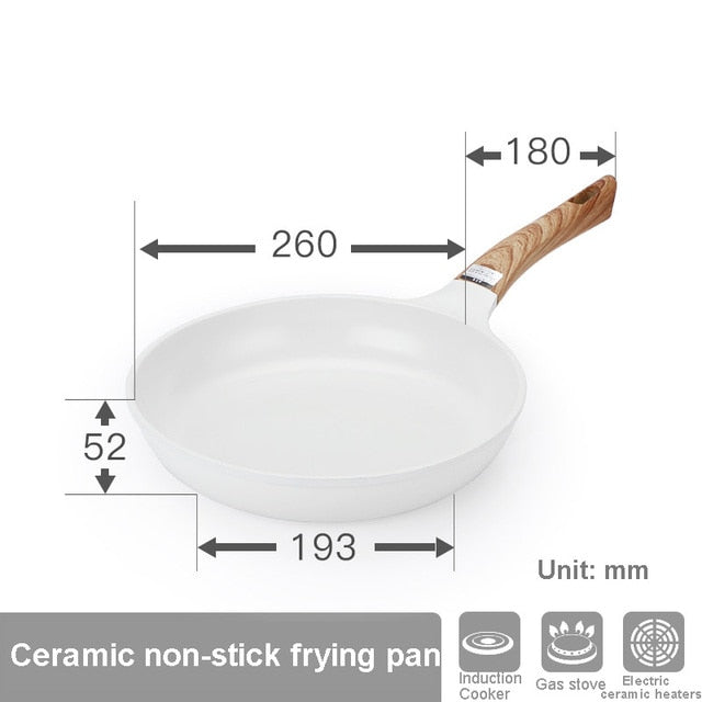 Ensemble de poêles à frire en céramique et antiadhésives