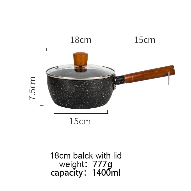 Casserole antiadhésive en aluminium de 20/18 cm pour la soupe