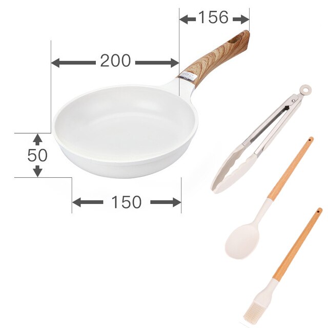 Ensemble de poêles à frire en céramique et antiadhésives