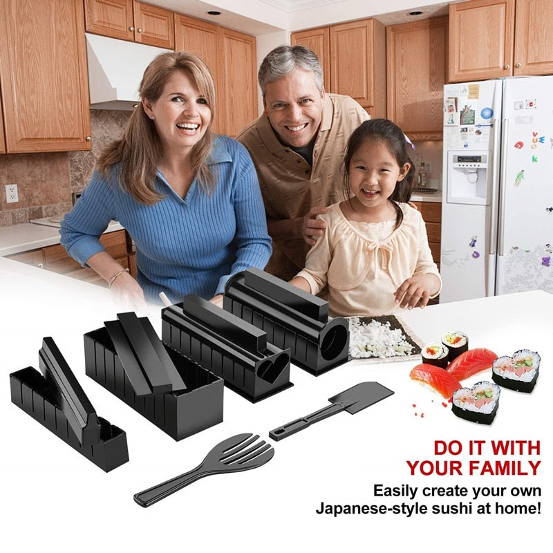 10Pcs/Set DIY Kit de fabrication de Sushi Roll