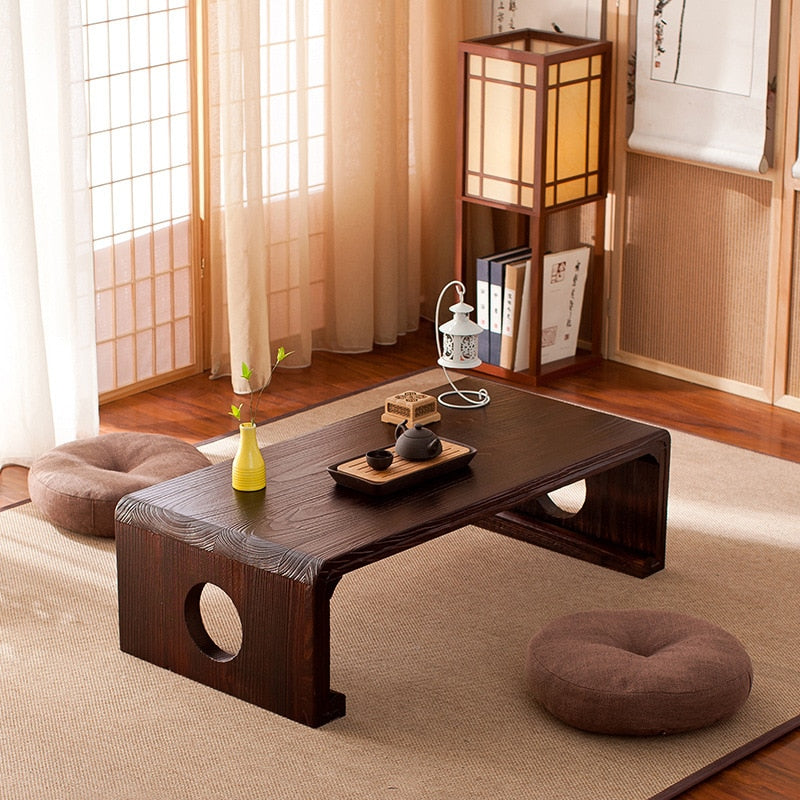 Table basse style japonais