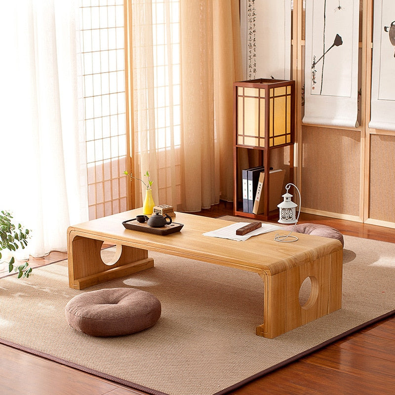 Table basse style japonais