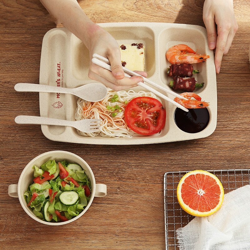 Assiette en paille de blé