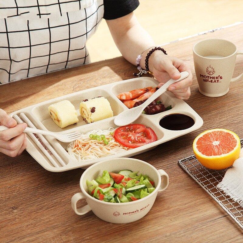 Assiette en paille de blé