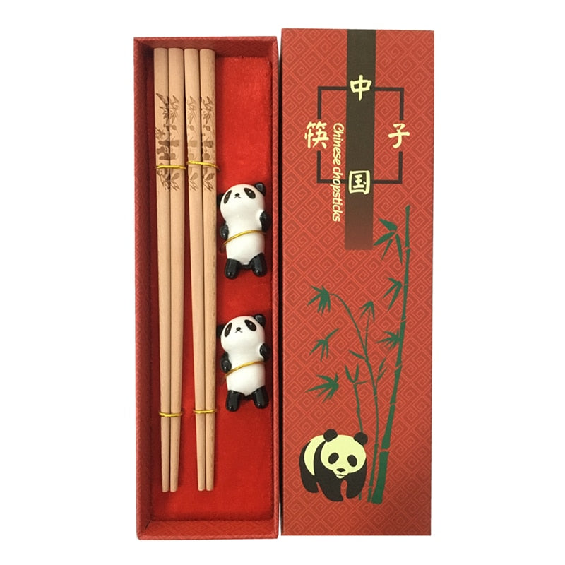 Coffret cadeau baguettes Panda