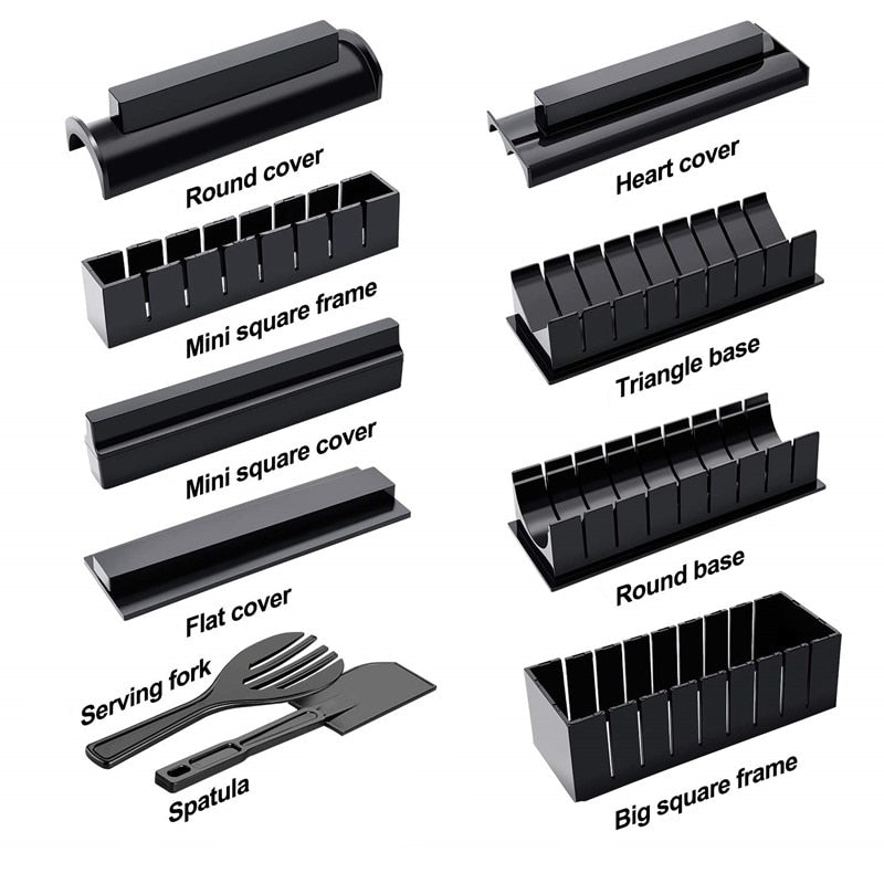 10Pcs/Set DIY Kit de fabrication de Sushi Roll