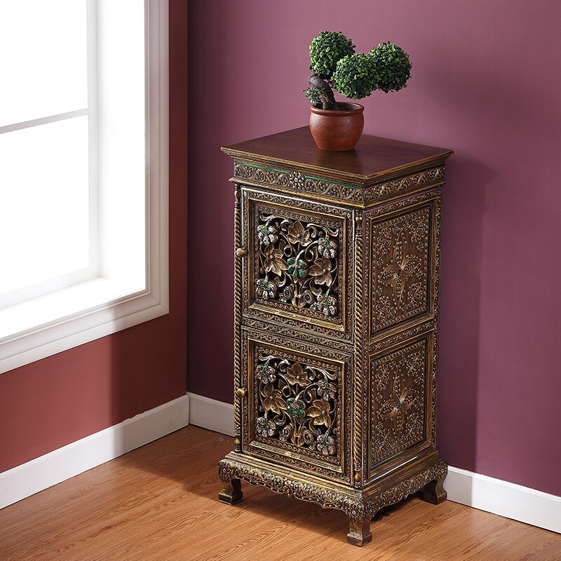 Armoire d'entrée en bois massif