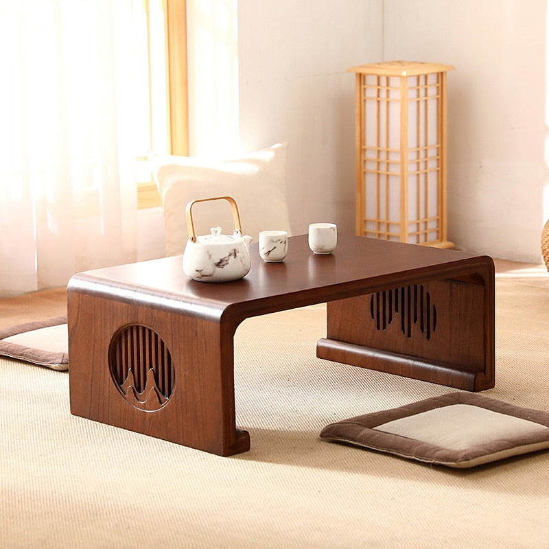 Table basse style japonais