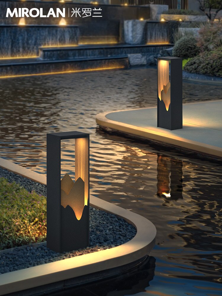 Lampe de jardin, LED à énergie solaire